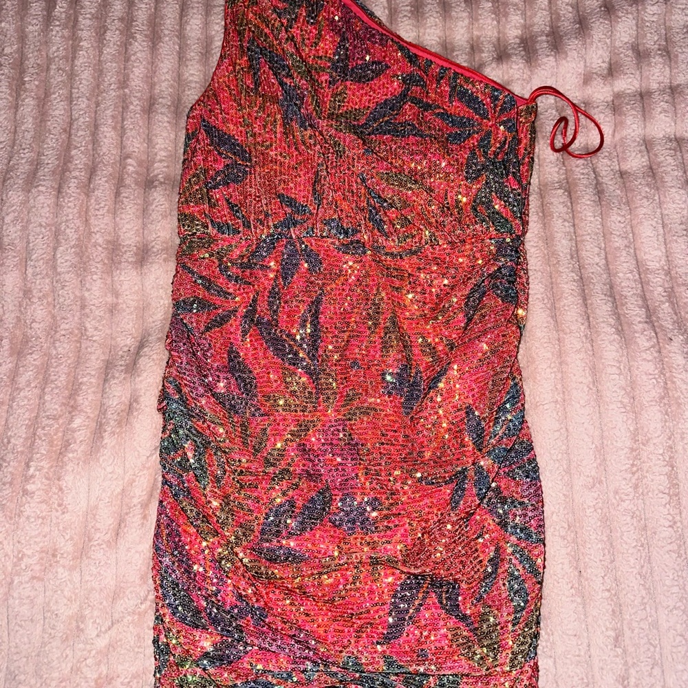 SAYLOR one shoulder dress